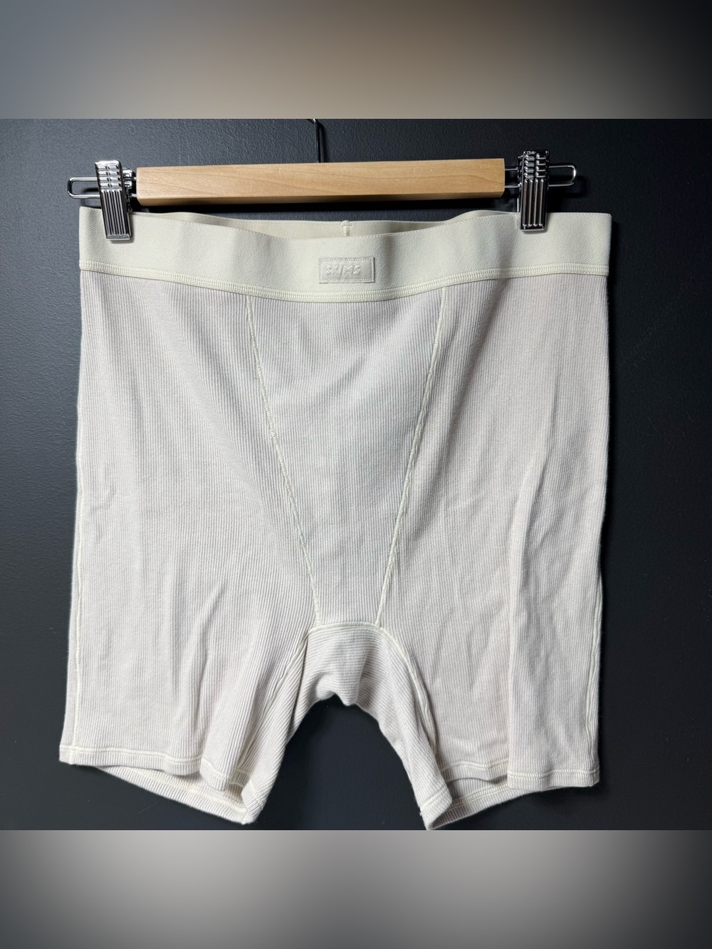New Women's SKIMS Cotton Rib Boxer Panty
